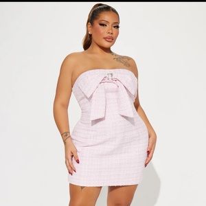 Fashion Nova- Tweed Mini Dress